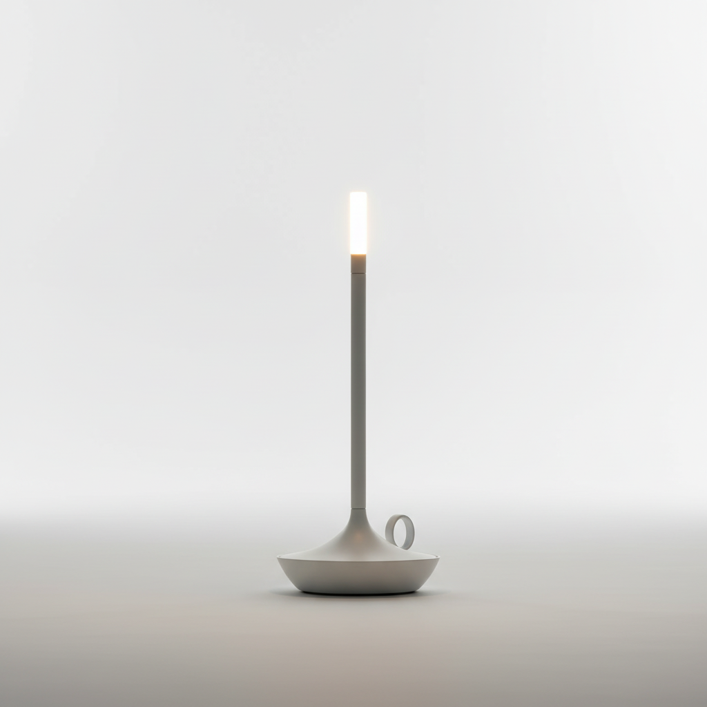 Minimalistische Tischlampe Aluminium - Lightara