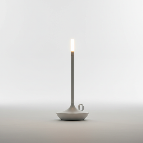 Minimalistische Tafellamp Aluminium - Lightara