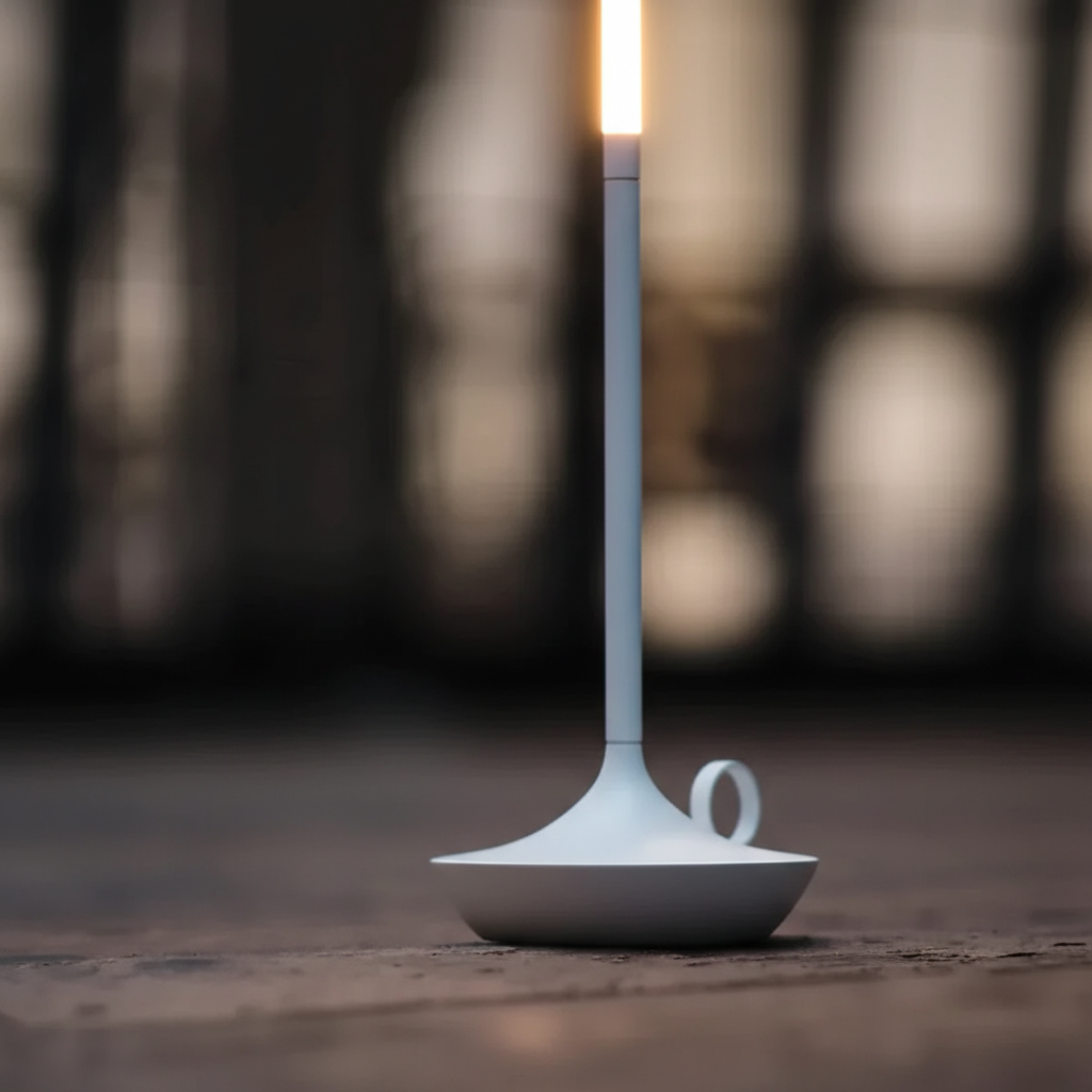 Minimalistische Tischlampe Aluminium - Lightara