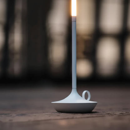 Minimalistische Tischlampe Aluminium - Lightara