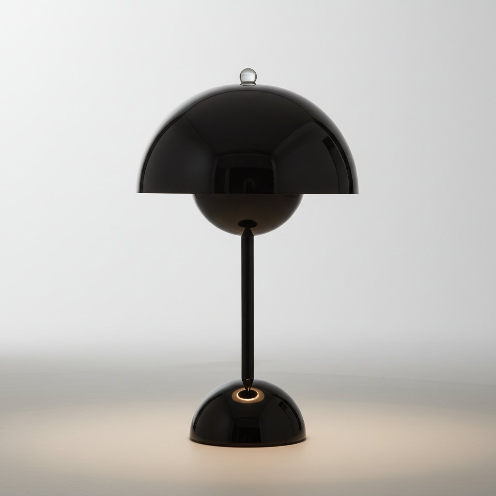 Minimalistische Tischlampe Metall - GlowLuxe
