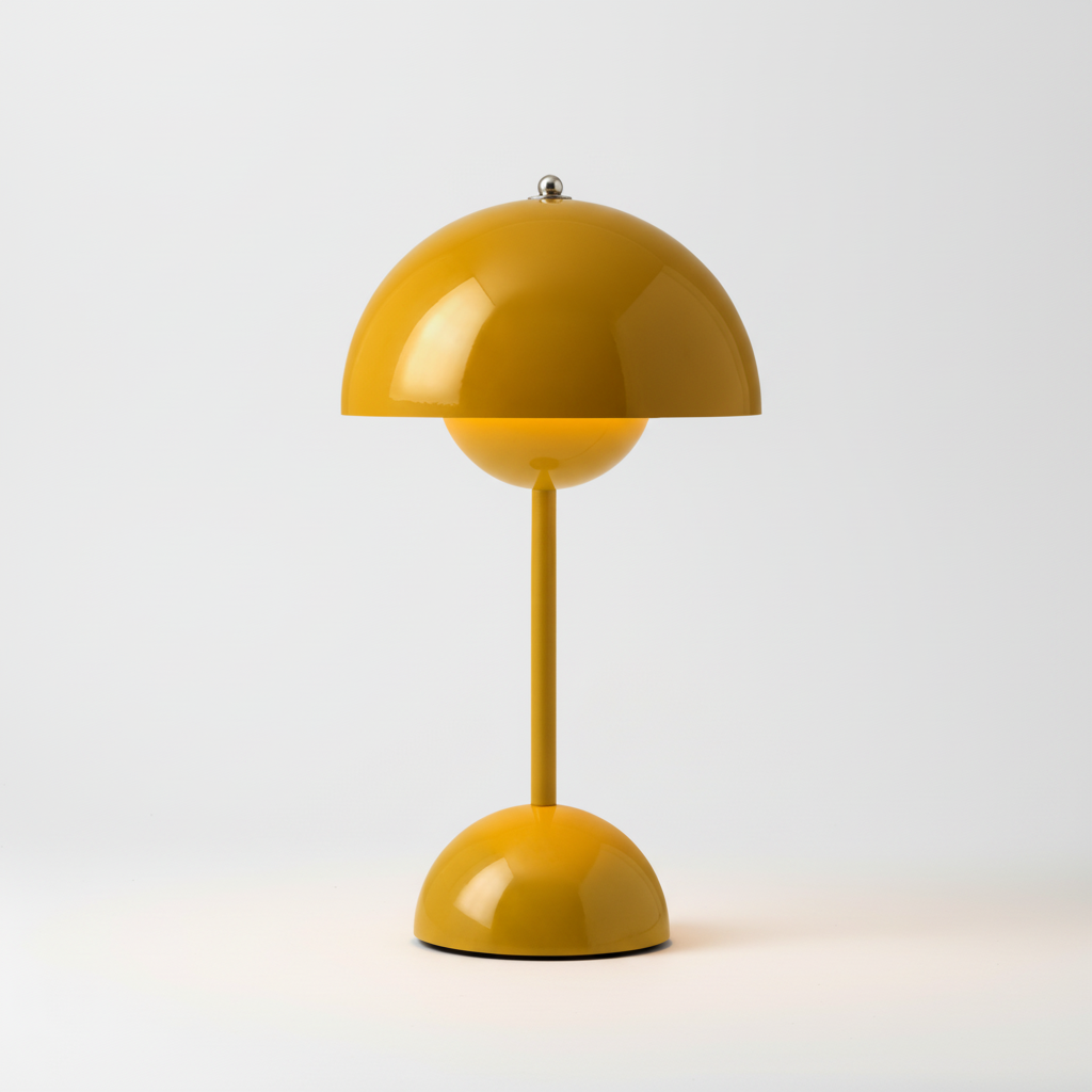 Minimalistische Tischlampe Metall - GlowLuxe