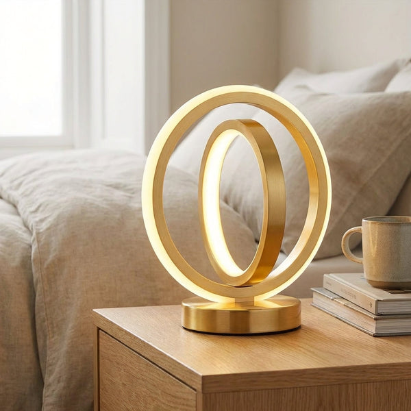 Moderne cirkelvormige accentlamp - AuraLoop