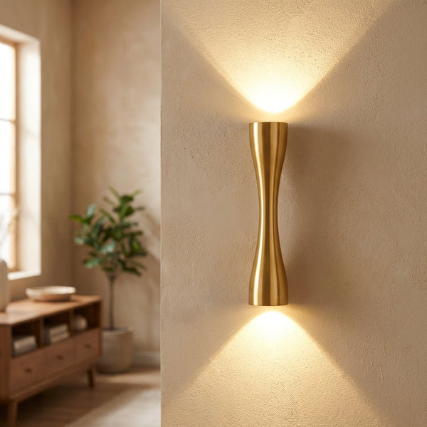 Moderne wandlamp met dubbele straal - Veylor