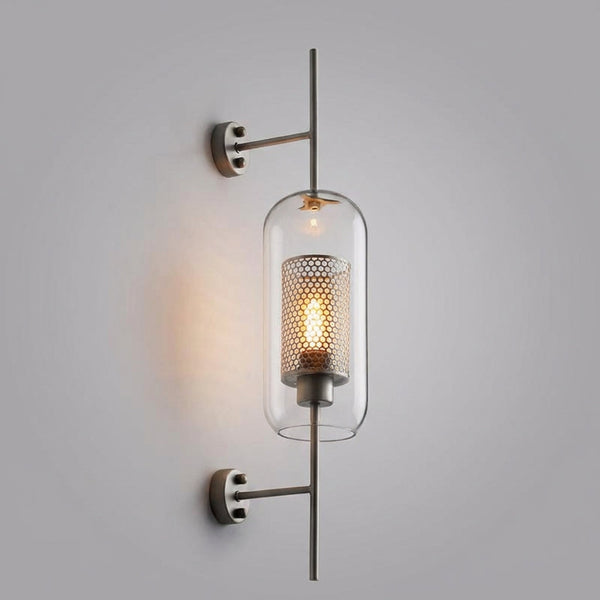 Moderne glazen wandlamp - Glasierra