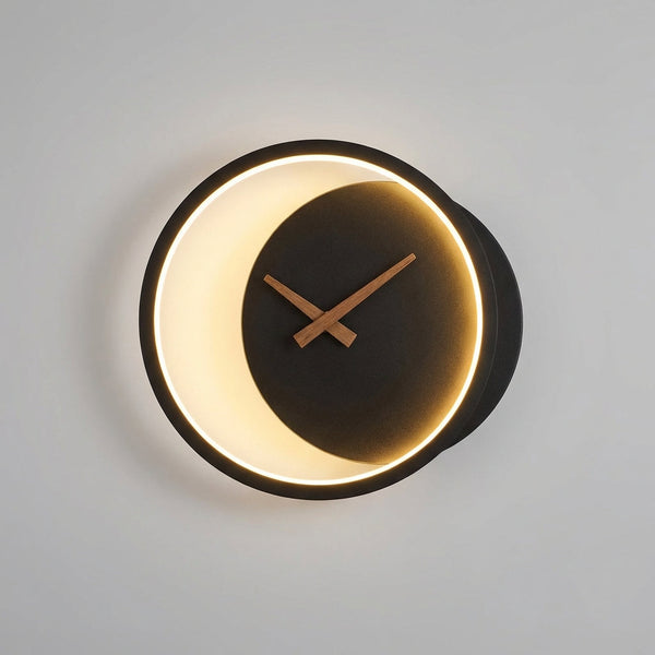 Moderne LED-wandkloklamp - Glowchron
