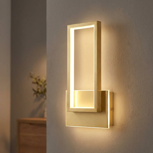 Moderne rechthoekige wandlamp - Brillane