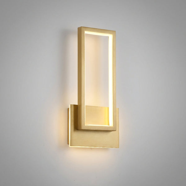 Moderne rechthoekige wandlamp - Brillane