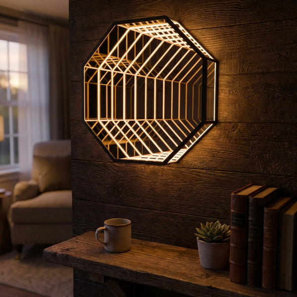 Moderne Hexagon Wandlamp - Hexalume