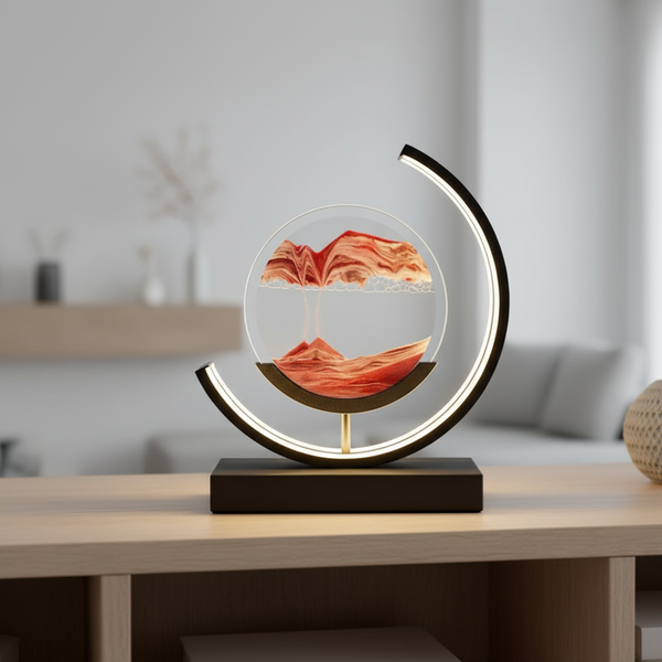 Moderne 3D Zandschaal Tafel lamp - Aequora