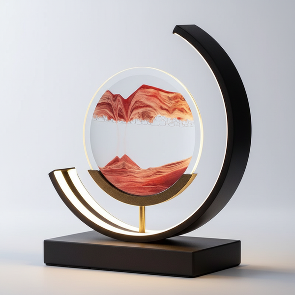 Moderne 3D Zandschaal Tafel lamp - Aequora