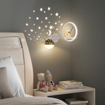 Moderne Kinderwandleuchte -  MoonPlay