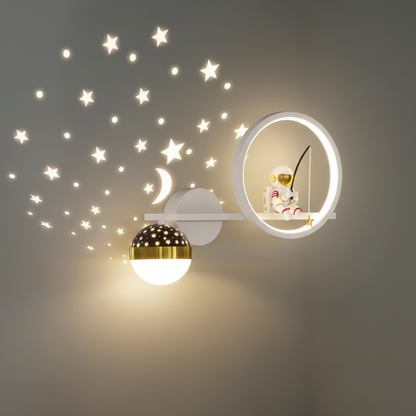 Moderne Kinderwandleuchte -  MoonPlay