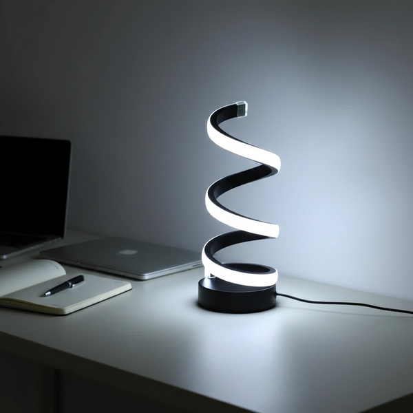 Moderne S-vormige bureaulamp - Spiralino
