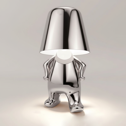 Moderne Tischlampe Metallfinish - AuraBuddy