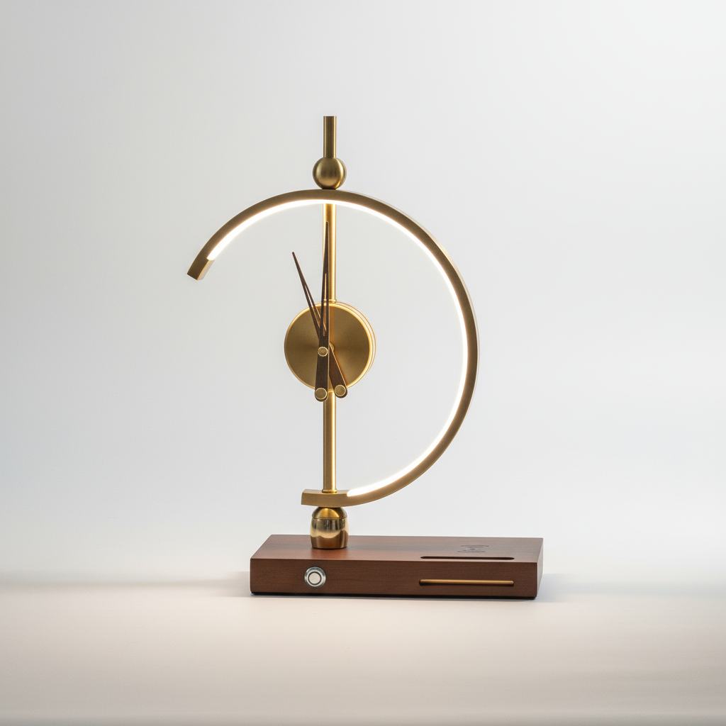 Moderne Tischleuchte Aus Ahornholz - Aureline