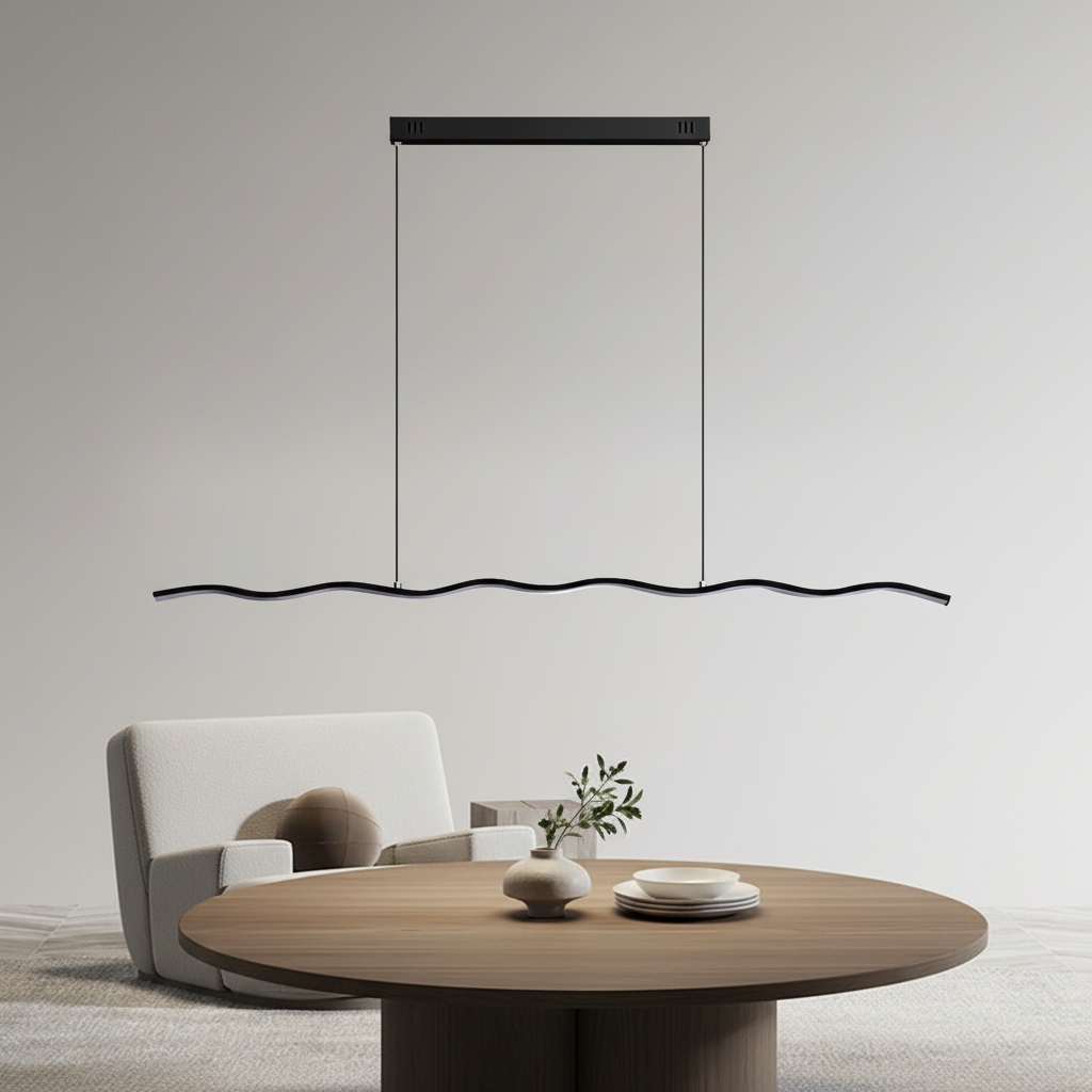 Moderne Wellenpendelleuchte - Waveray