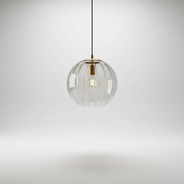 Moderne glazen bol-hanglamp - LumaSphere