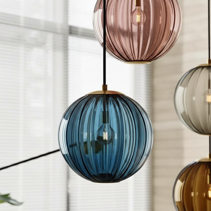 Moderne Glas Kugel Hängelampe -  LumaSphere