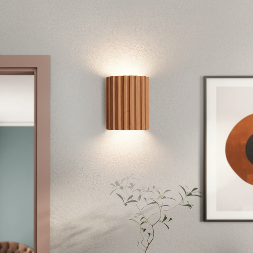 Moderne Kunstharz Wandleuchte - Resinova