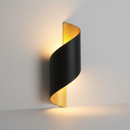 Moderne Spiralförmige Wandleuchte - Twistify