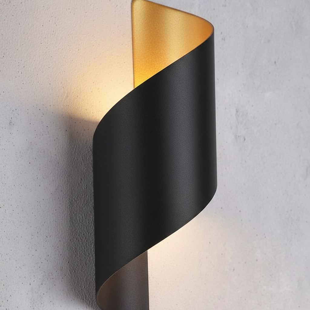 Moderne Spiralförmige Wandleuchte - Twistify