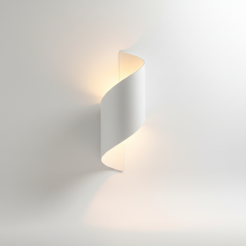 Moderne Spiralförmige Wandleuchte - Twistify