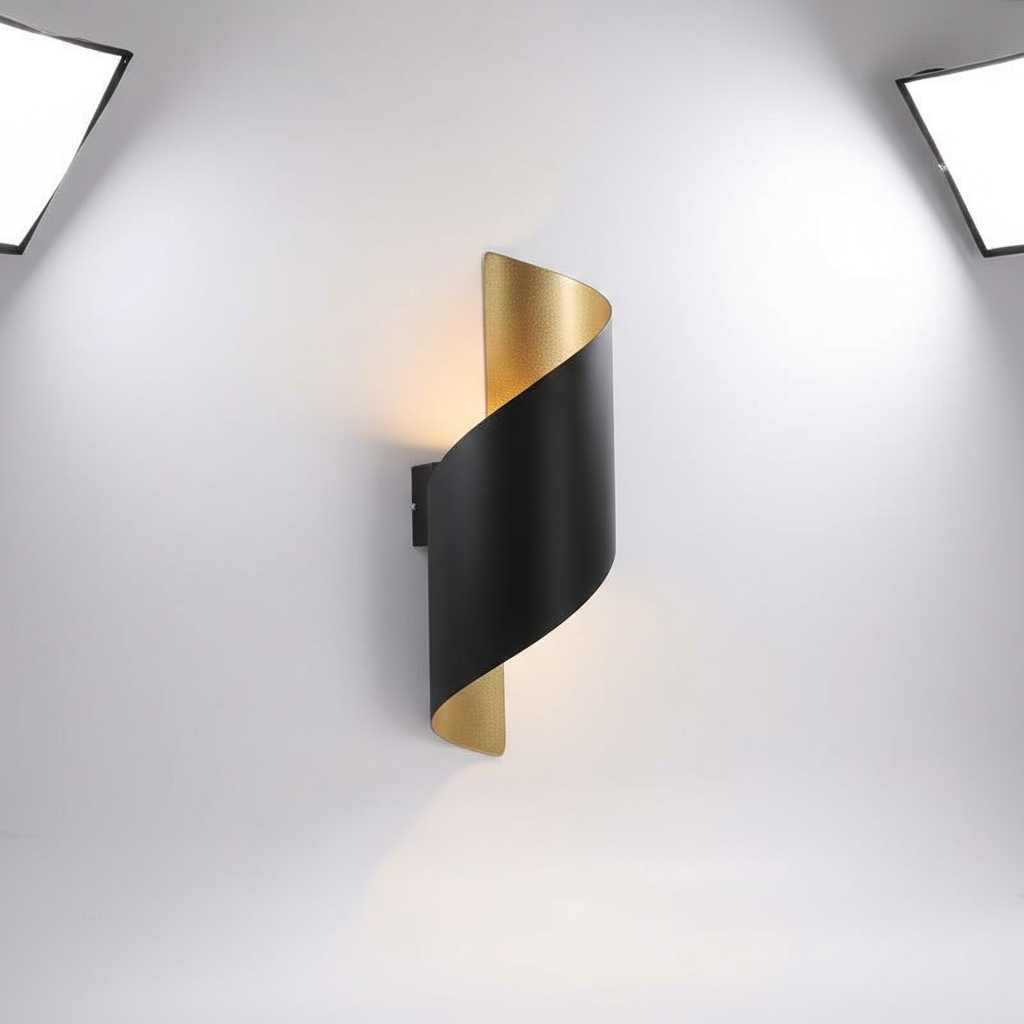 Moderne Spiralförmige Wandleuchte - Twistify