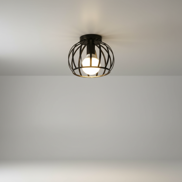 Open Korfscherm Hanglamp - IronOrb