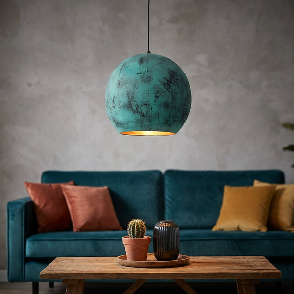 Hanglamp met geoxideerde patina - Turinex
