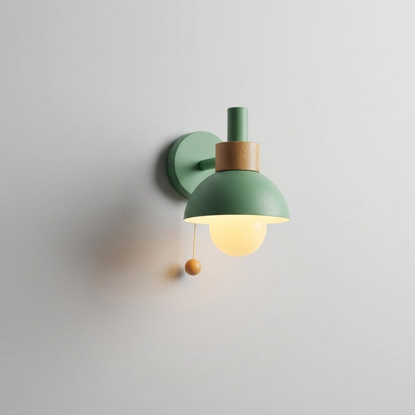 Wandlamp met pastelkleurige lampenkap - Pastelume