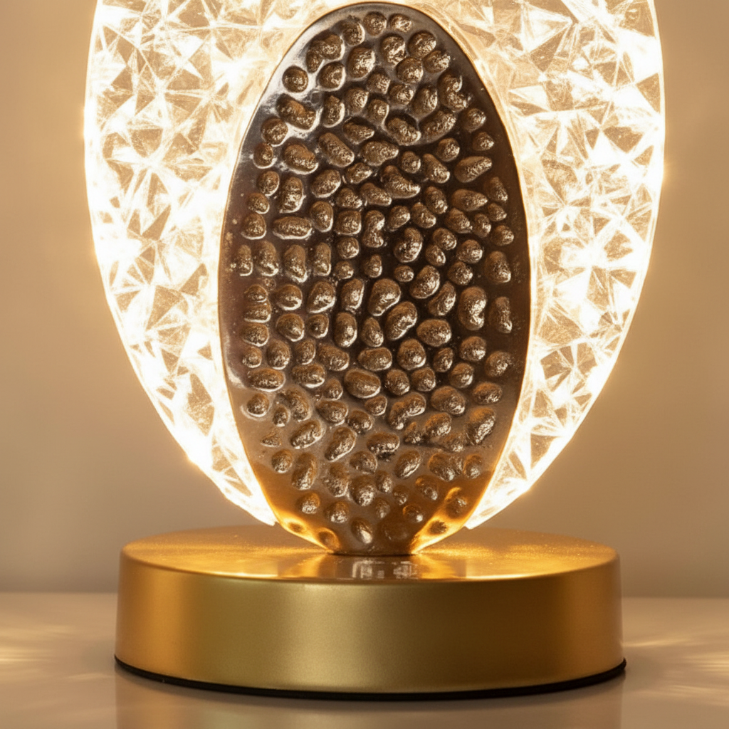 Pfaueninspiriertes Tischlicht - AureaFeather