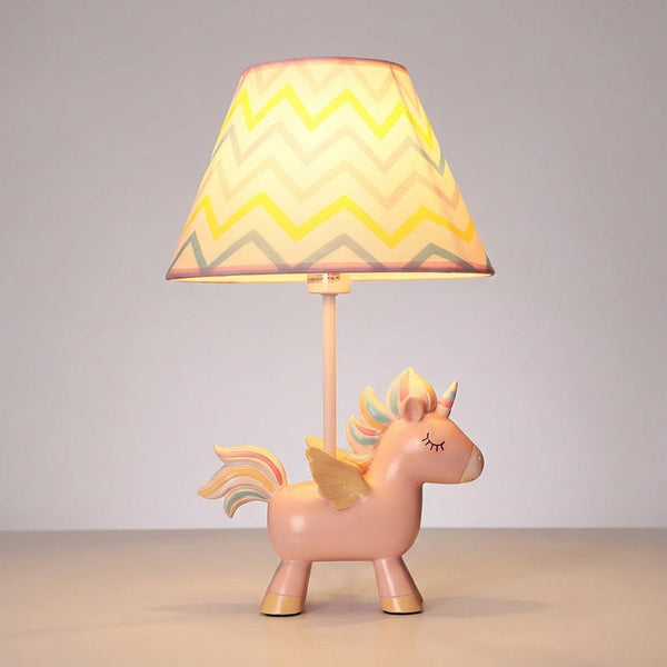 Speelse eenhoorn-tafellamp – Lumicorn