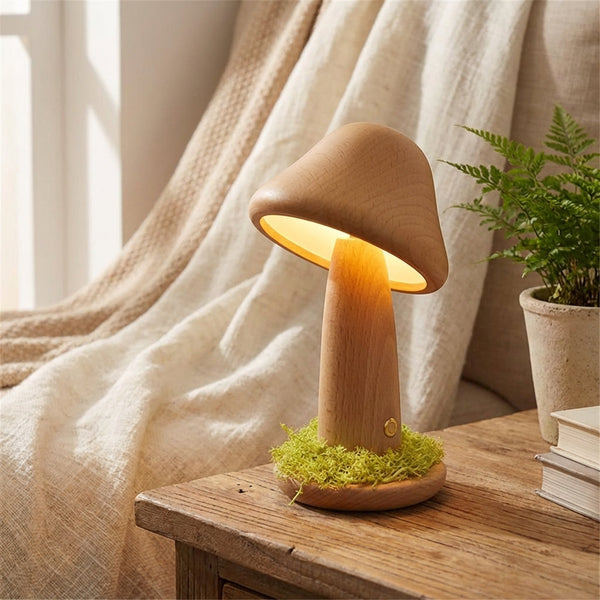 Draagbare paddenstoelnachtlamp - Glimmella
