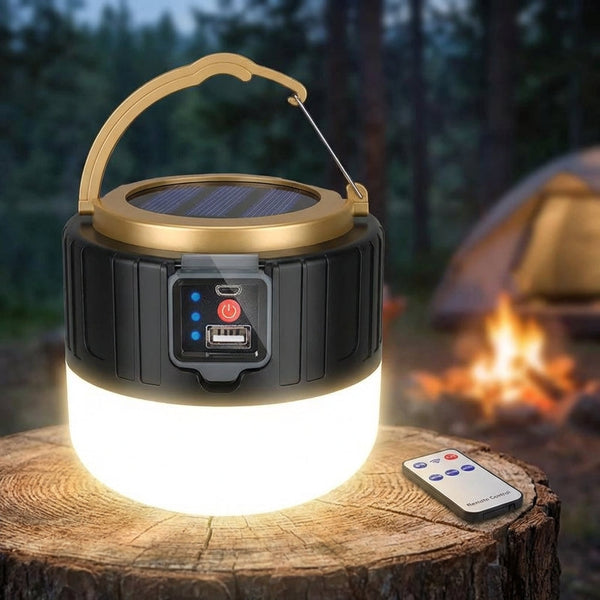 Draagbare Campinglamp - SolaraGlow