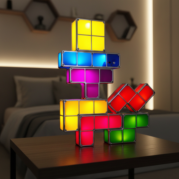 Retro Gaming Designlamp - PixelTower