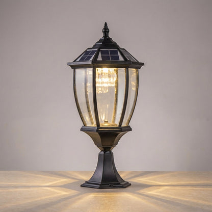 Retro Hexagon Outdoor Lantern - Solvante