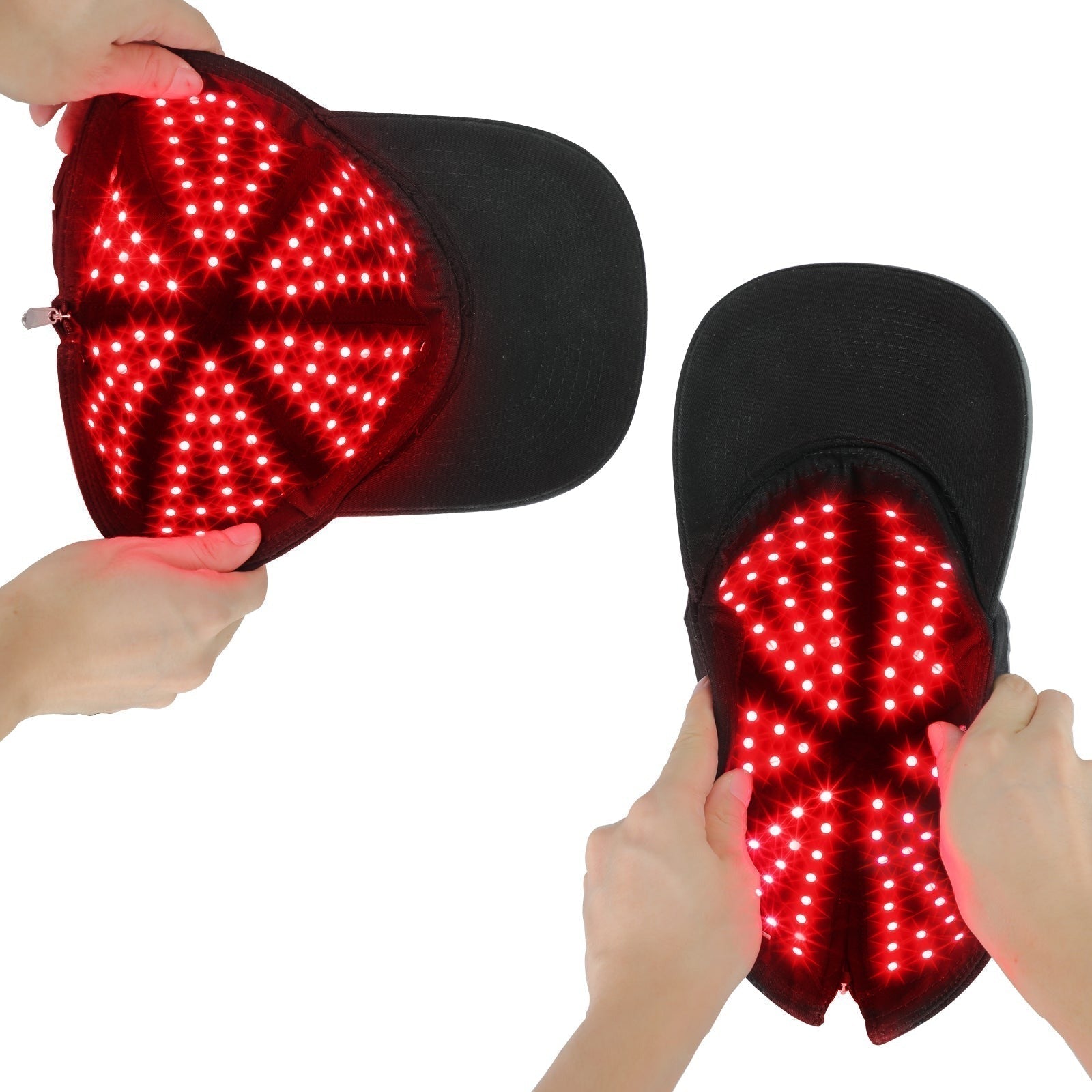Rot Infrarot Lichttherapie Mütze - GlowCap