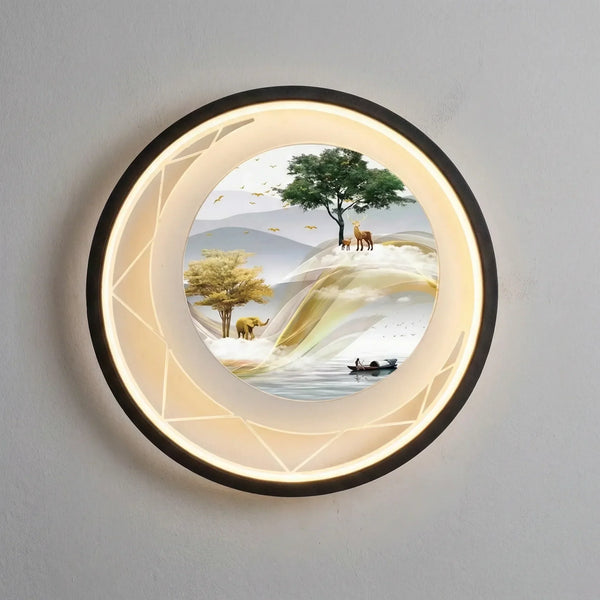 Ronde accent-galerielamp - Artisphere