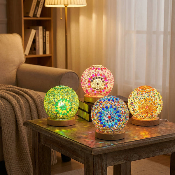 Ronde Boho-decorlamp - BohoLumen