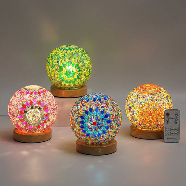 Ronde Boho-decorlamp - BohoLumen