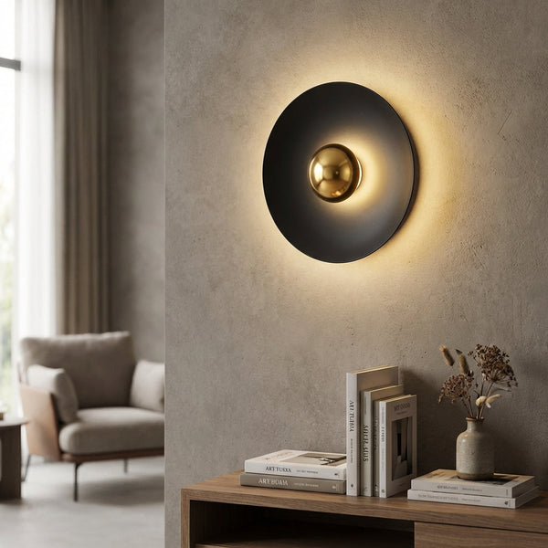 Ronde Halo-wandlamp - Auroryn