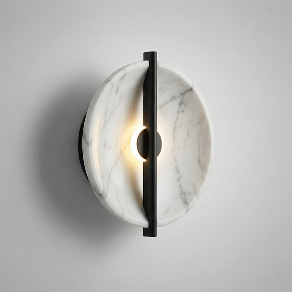 Ronde wandlamp met marmer-effect - Marbelleo