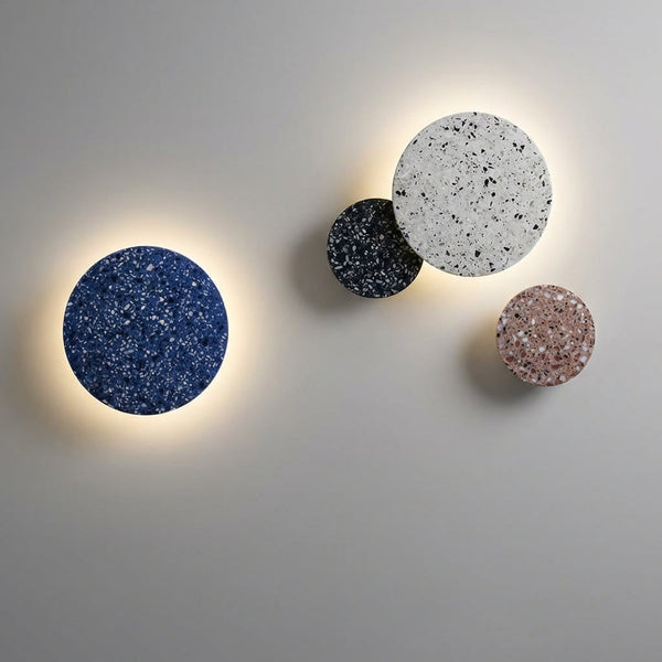 Ronde wandlamp in terrazzo-stijl - Orbique