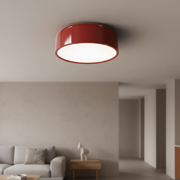 Ronde Plafondlamp Metaal Acryl - Metashade