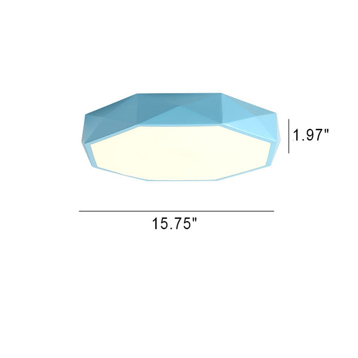 Schéma du modèle bleu de taille moyenne avec ses dimensions de diamètre et de hauteur 8