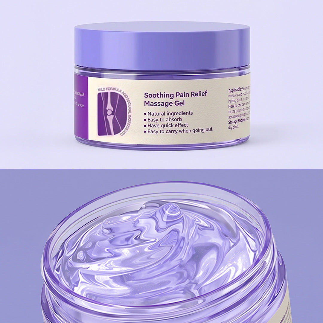 Pot fermé vu de face avec son étiquette, et gros plan sur la texture du gel 2