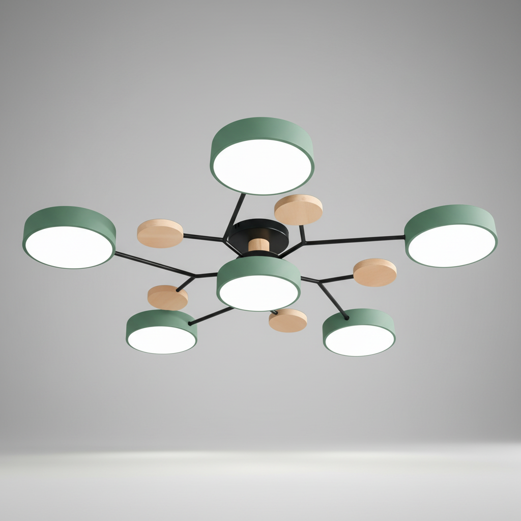 Skandinavische LED Deckenleuchte - SkandiGlow