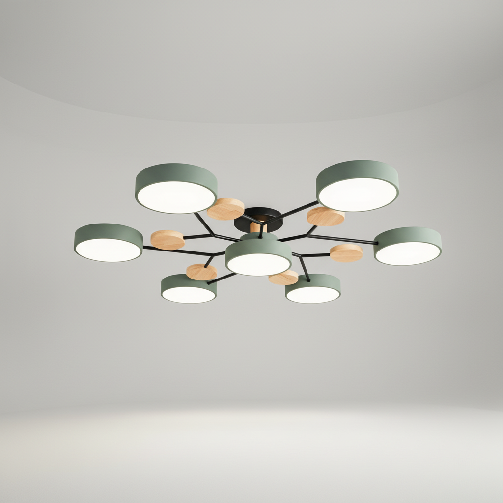 Skandinavische LED Deckenleuchte - SkandiGlow