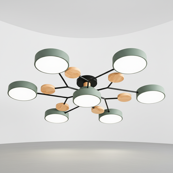 Scandinavische LED Plafondlamp - SkandiGlow